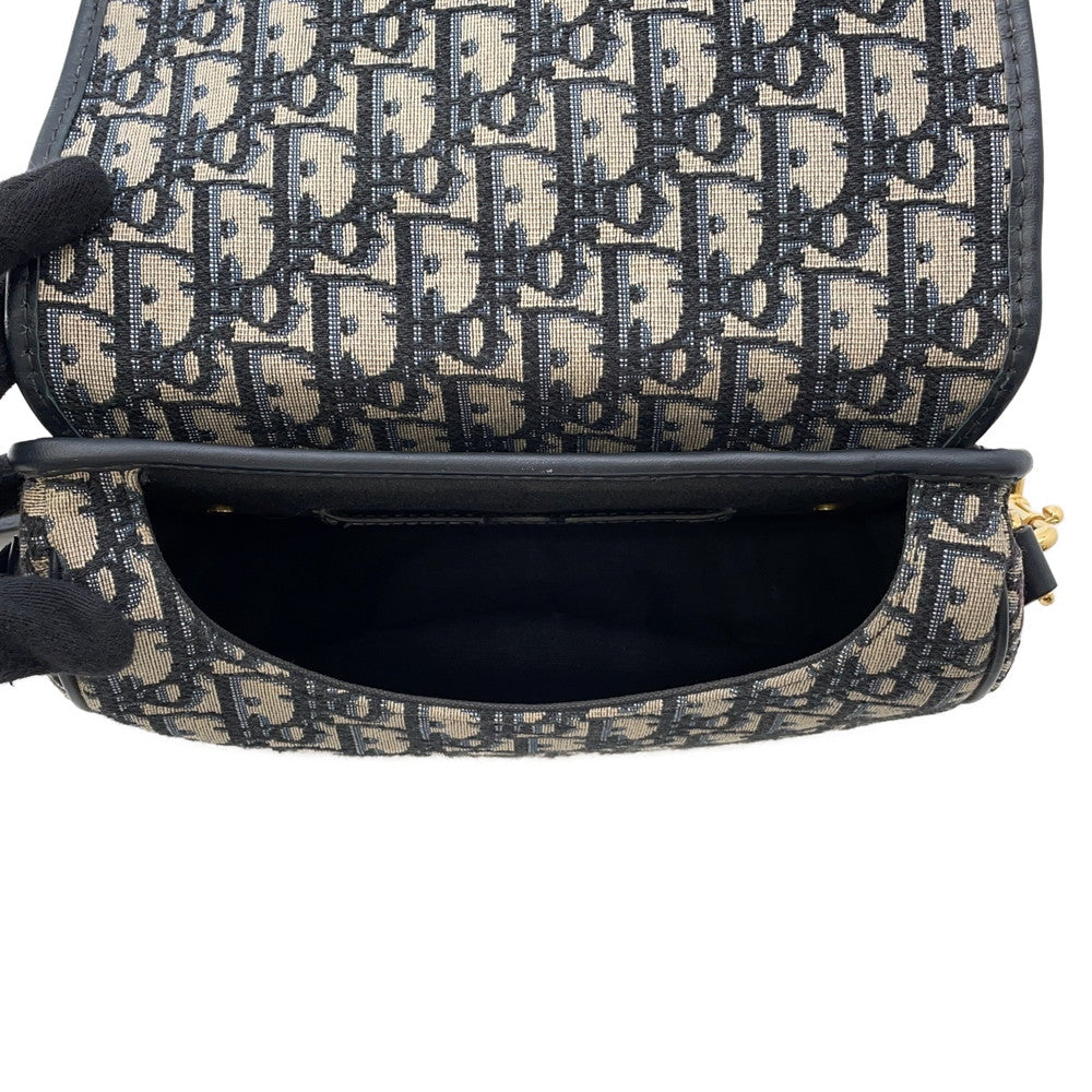 Dior Oblique Bobby Shoulder Bag NavyM9319UTZQ Canvas Leather