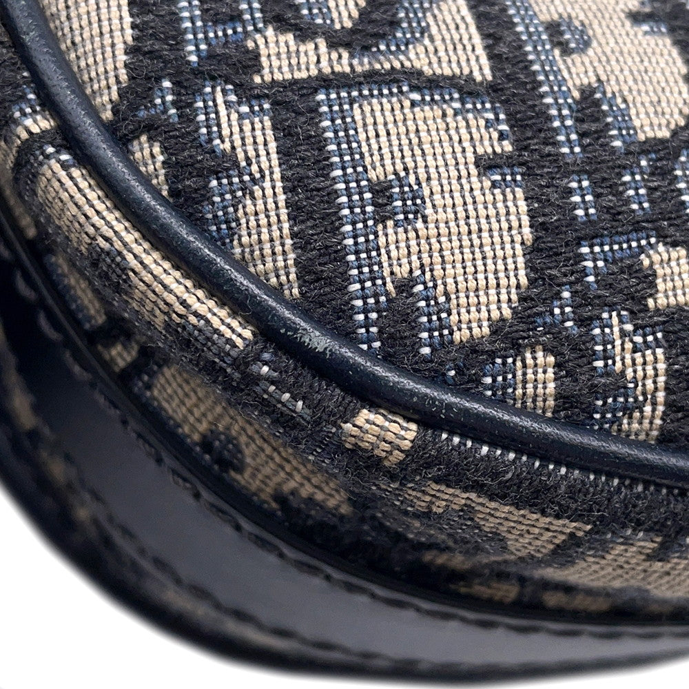 Dior Oblique Bobby Shoulder Bag NavyM9319UTZQ Canvas Leather