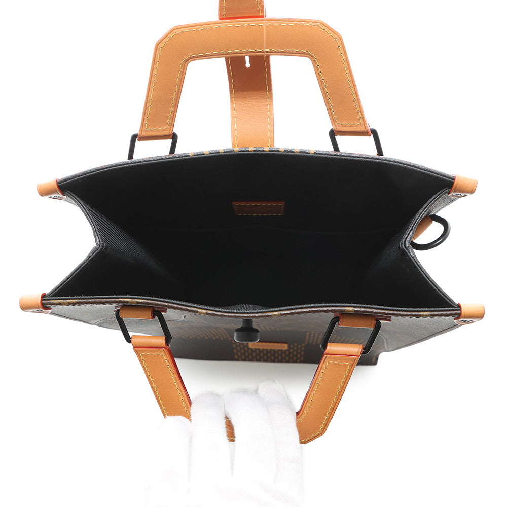 LOUIS VUITTON Mini Tote NIGOCollaboration NoirN40355 Damier Ebene Canvas Giant Monogram