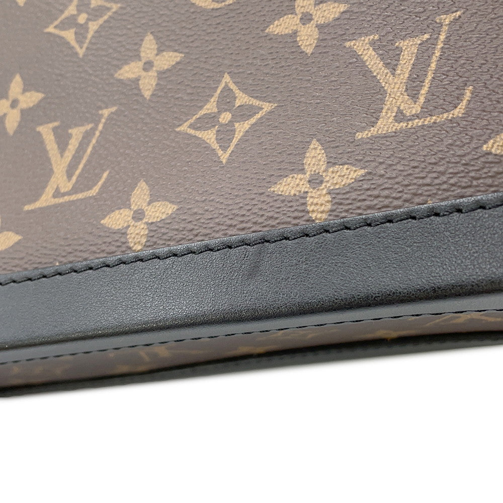 LOUIS VUITTON LV Friend Soft Trunk Virgil Abloh Brown/NoirM45619 Monogram Macassar Canvas