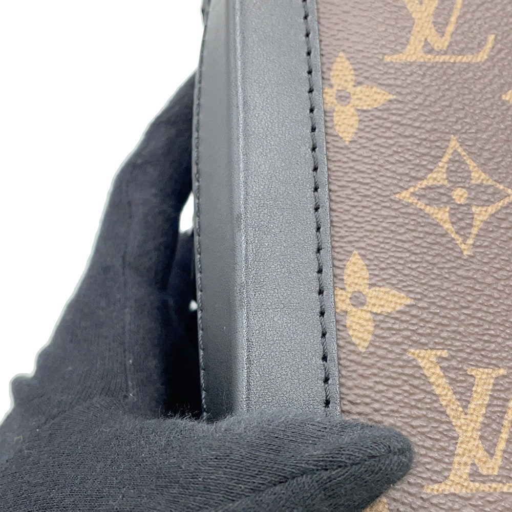 LOUIS VUITTON LV Friend Soft Trunk Virgil Abloh Brown/NoirM45619 Monogram Macassar Canvas