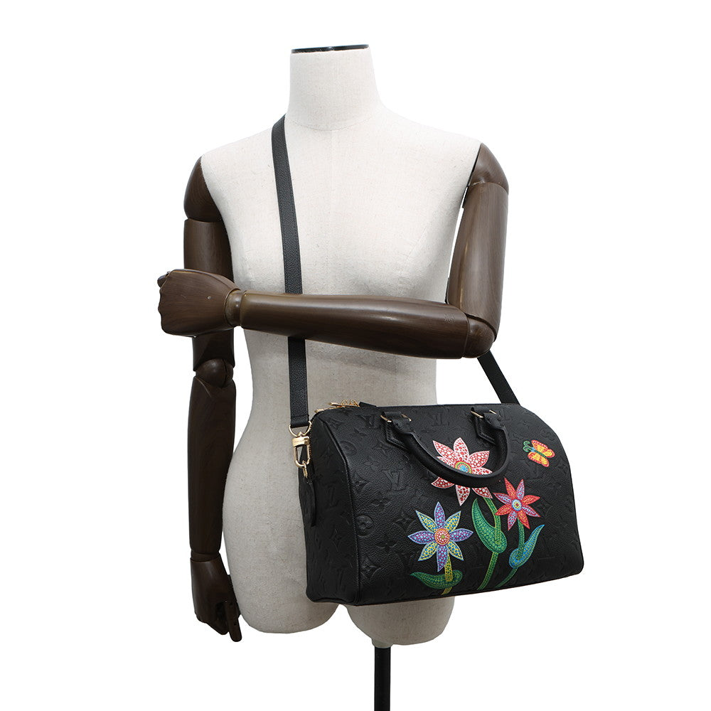 LOUIS VUITTON LVxYK Speedy Bandouliere NoirM46415 Monogram Empreinte Size 25