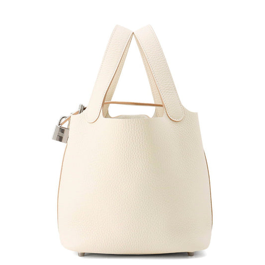 HERMES Picotin Lock Craie Taurillon Clemence Size PM