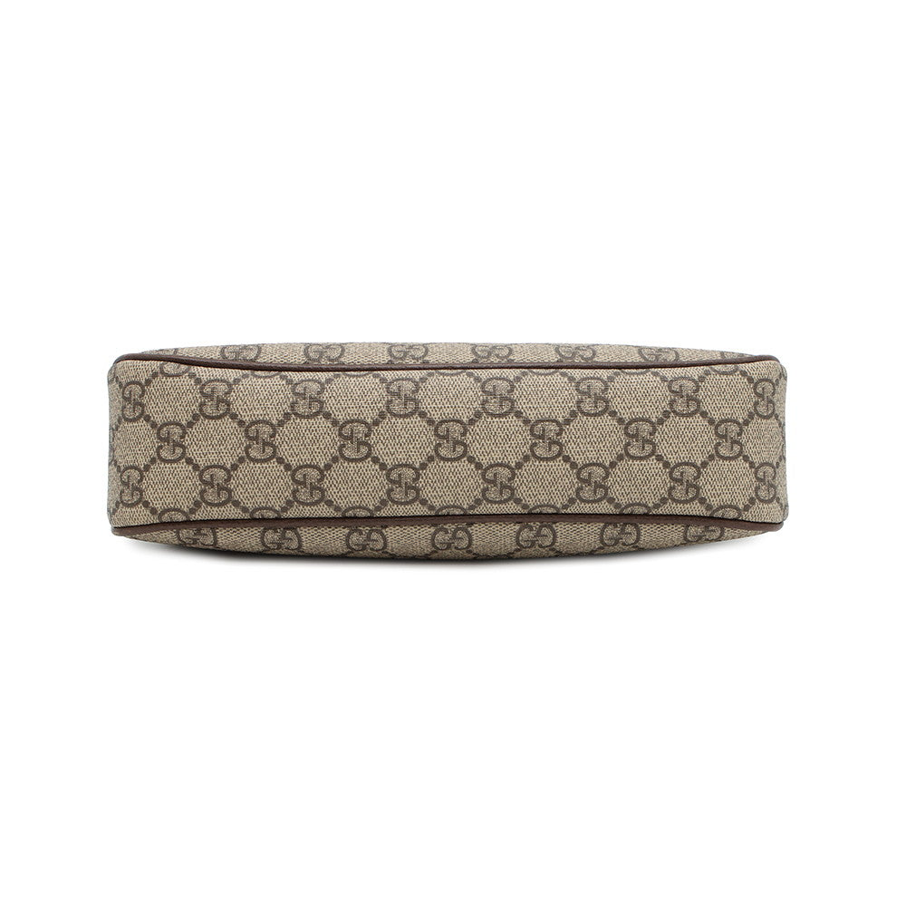 GUCCI GG Supreme Ophidia  Shoulder Bag Beige735132 PVC Leather Size Small