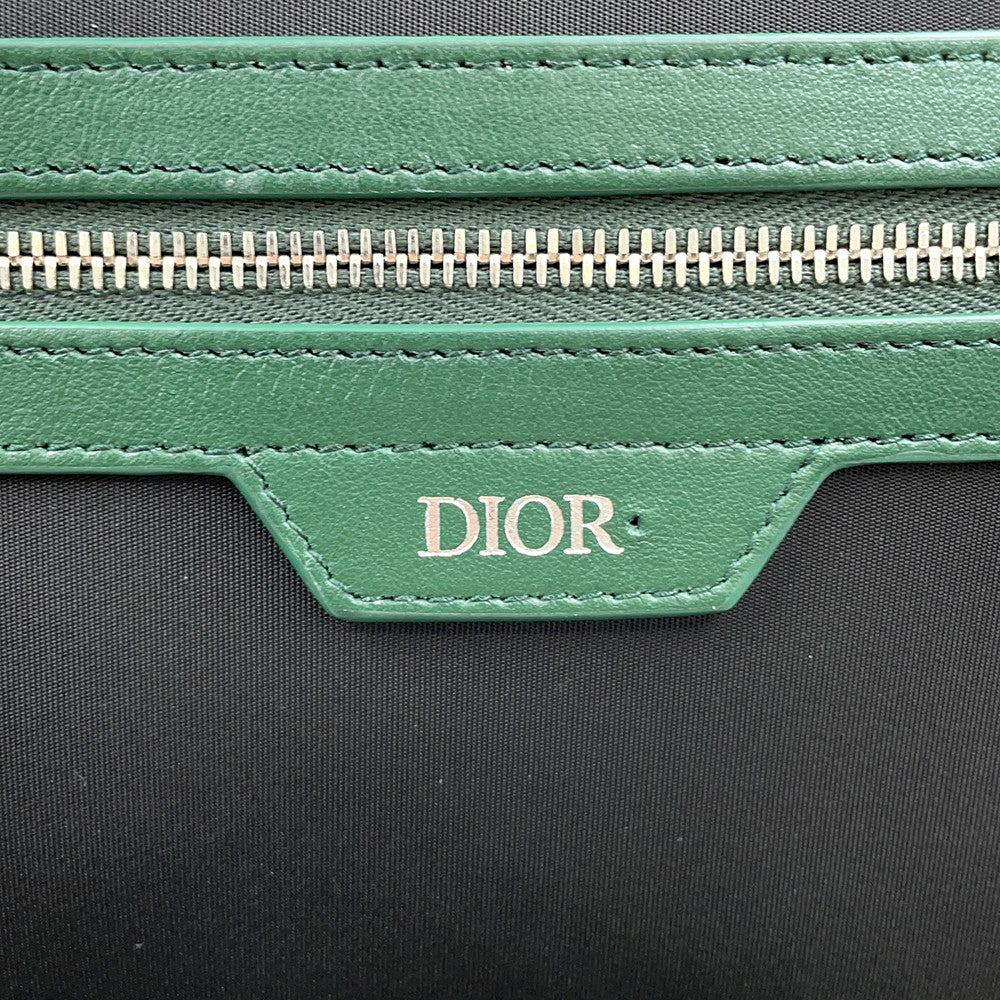 Dior Oblique World Tour Sling Bag Green1ESME143CLP Leather Fabric