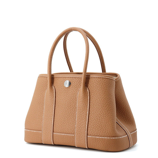 HERMES Neo Garden Gold Negonda Leather Size 23