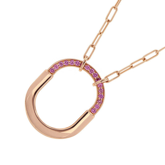 TIFFANY&Co. Padlock Pendant Size Medium73965950 18K Pink Gold