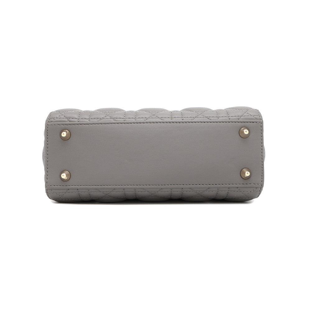 Dior Lady Dior My ABCDior GrayM05380CAL Lambskin Size Small