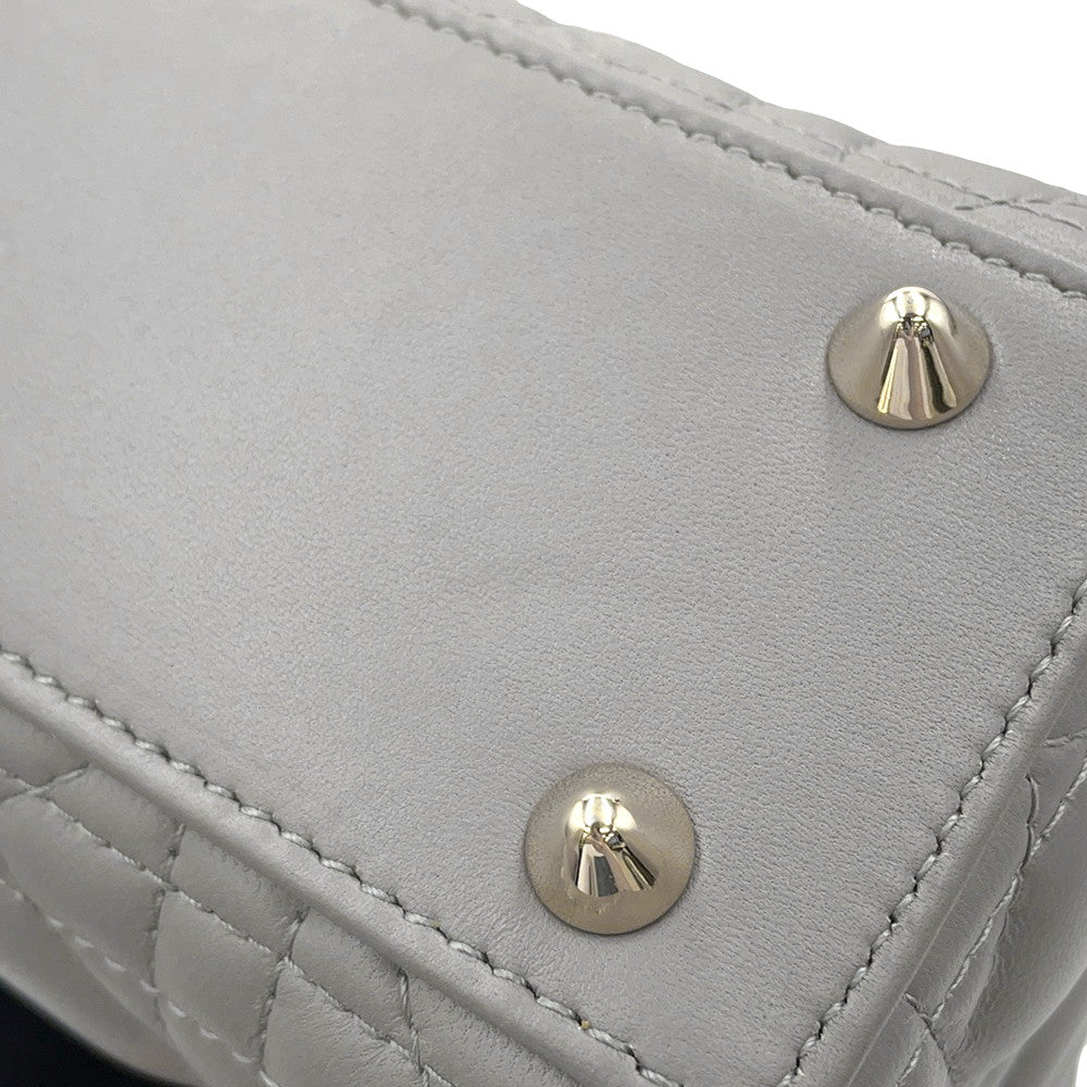 Dior Lady Dior My ABCDior GrayM05380CAL Lambskin Size Small