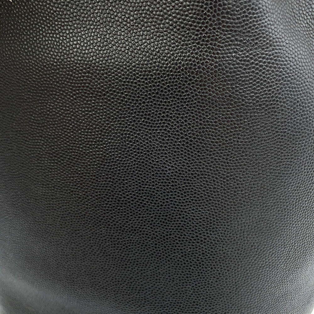 CHANEL DeauvilleShoulder Bag BlackAS1045 Calf Leather
