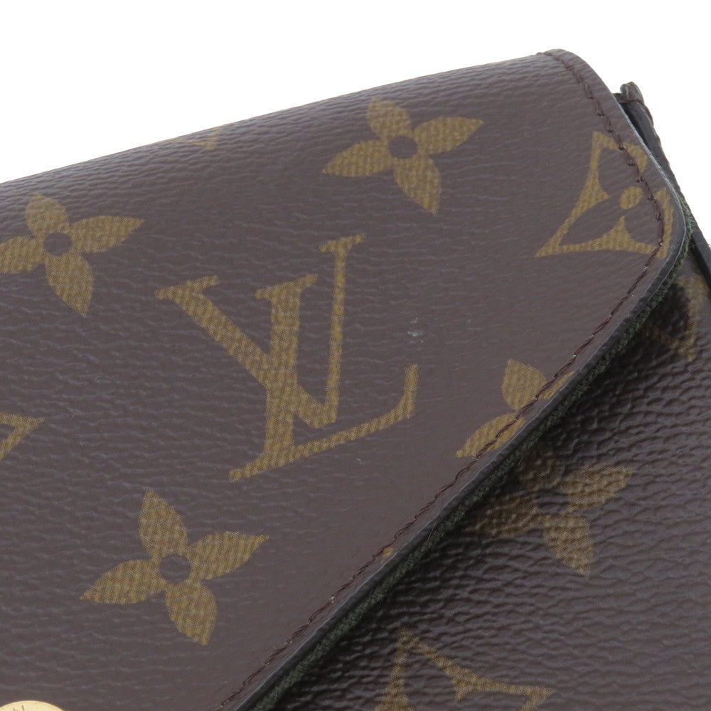 LOUIS VUITTON Multiie Pochette GreenM80091 Monogram