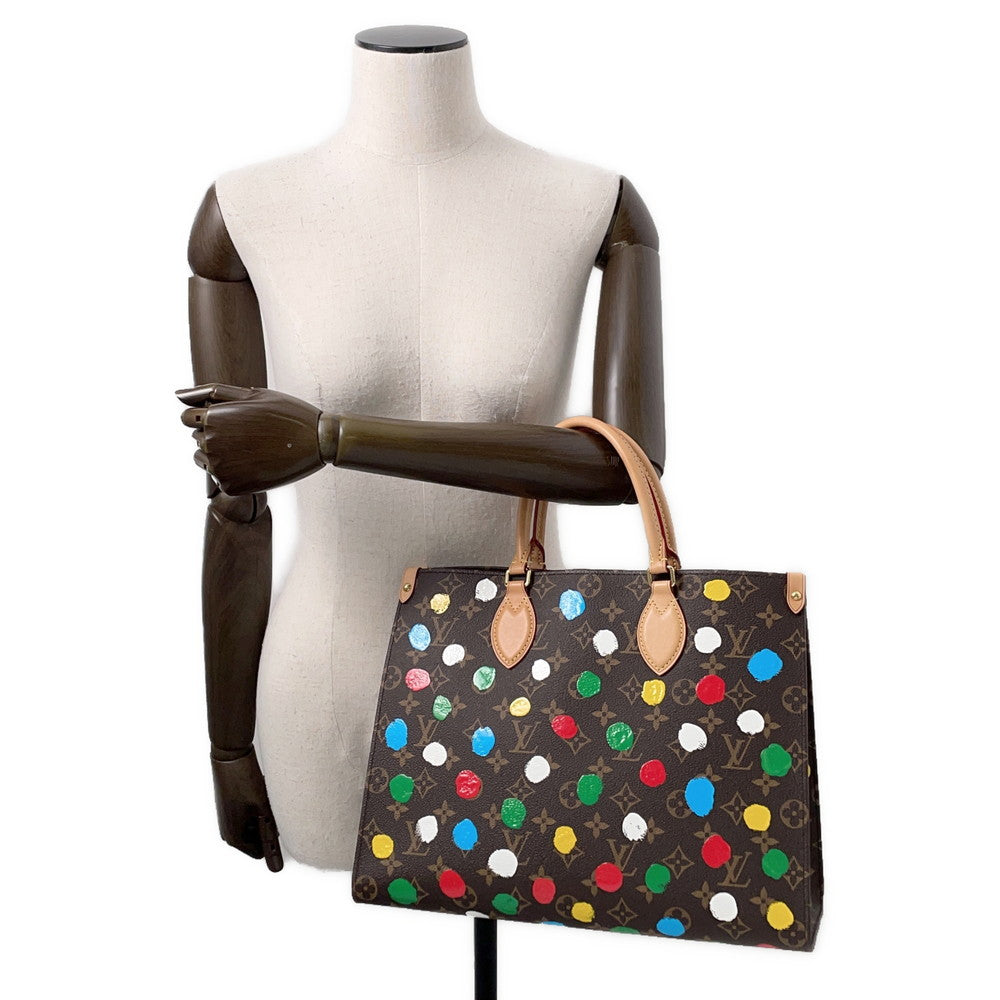 LOUIS VUITTON LVxYK Onthego RedM46379 Monogram Painted Dot Size MM
