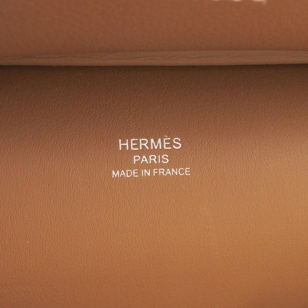 HERMES Jypsiere Gold Evercolor Size Mini