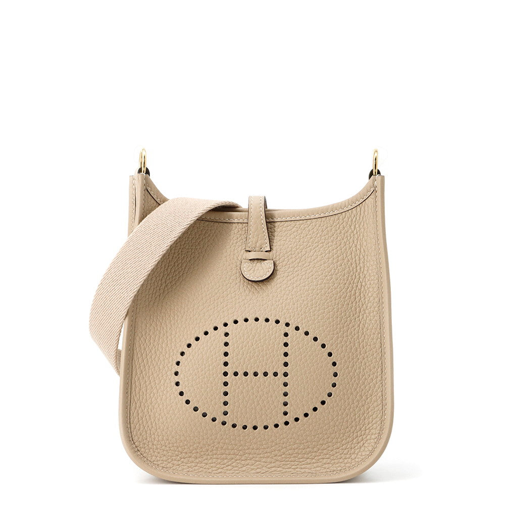 HERMES Evelyne Amazon Long Trench Taurillon Clemence Size TPM