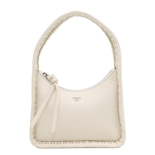 FENDI Fendsens Selleria Handbag Off-white8BS094 Leather Size Mini