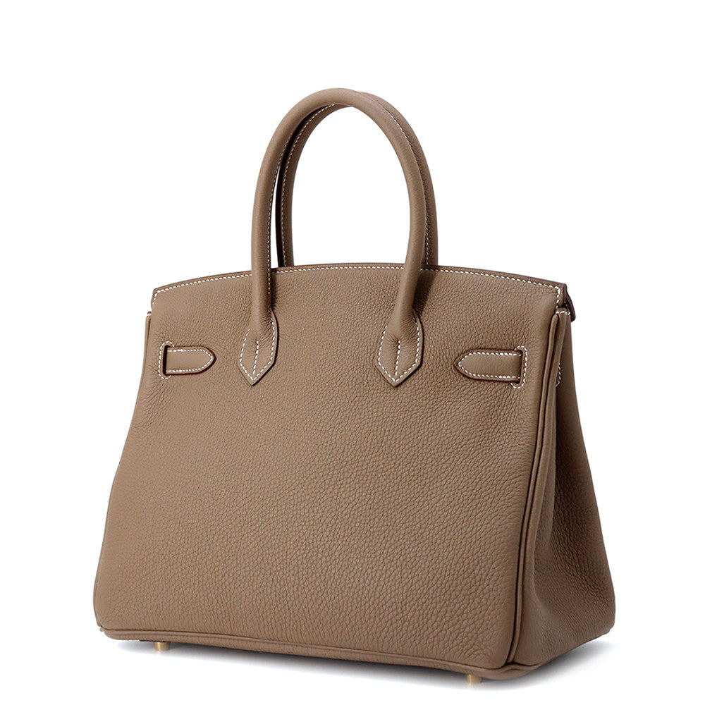 HERMES Birkin Etoupe Togo Leather Size 30