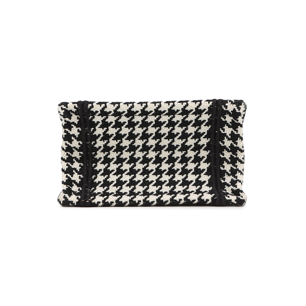Dior Book Tote Mini Phone Bag Vertical Black/WhiteS5555CZAE Canvas