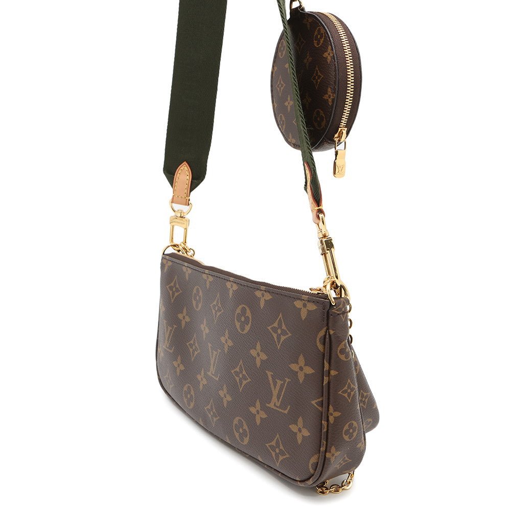 LOUIS VUITTON Multi Pochette Accessoires KhakiM44813 Monogram
