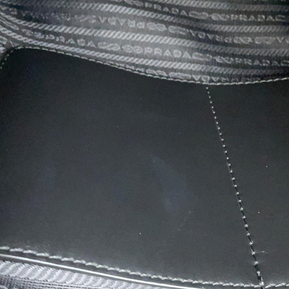 PRADA Saffiano Leather 2way Tote Bag Black2VG084 Leather