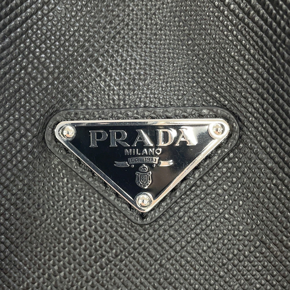 PRADA Saffiano Leather 2way Tote Bag Black2VG084 Leather