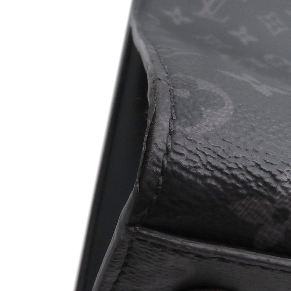 LOUIS VUITTON Sac Plat 24H NoirM47059 Monogram Eclipse