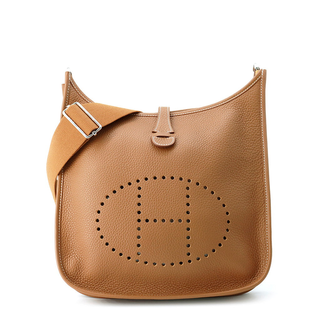 HERMES Evelyne3 Gold Taurillon Clemence Size PM