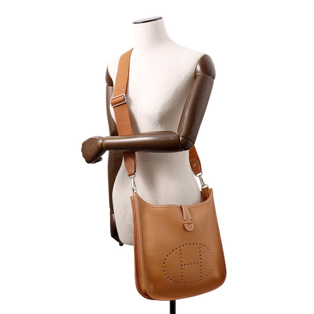 HERMES Evelyne3 Gold Taurillon Clemence Size PM