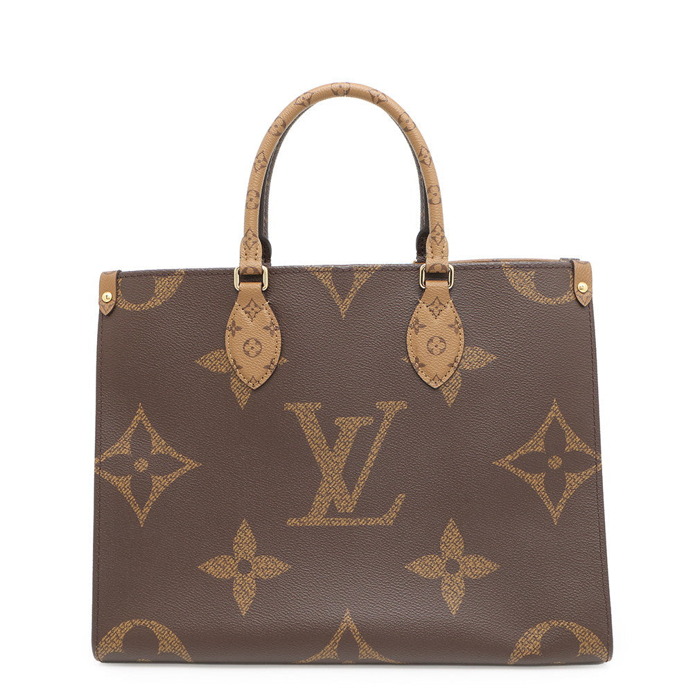 LOUIS VUITTON Onthego RedM45321 Monogram Monogram Reverse Canvas Monogram Giant Size MM