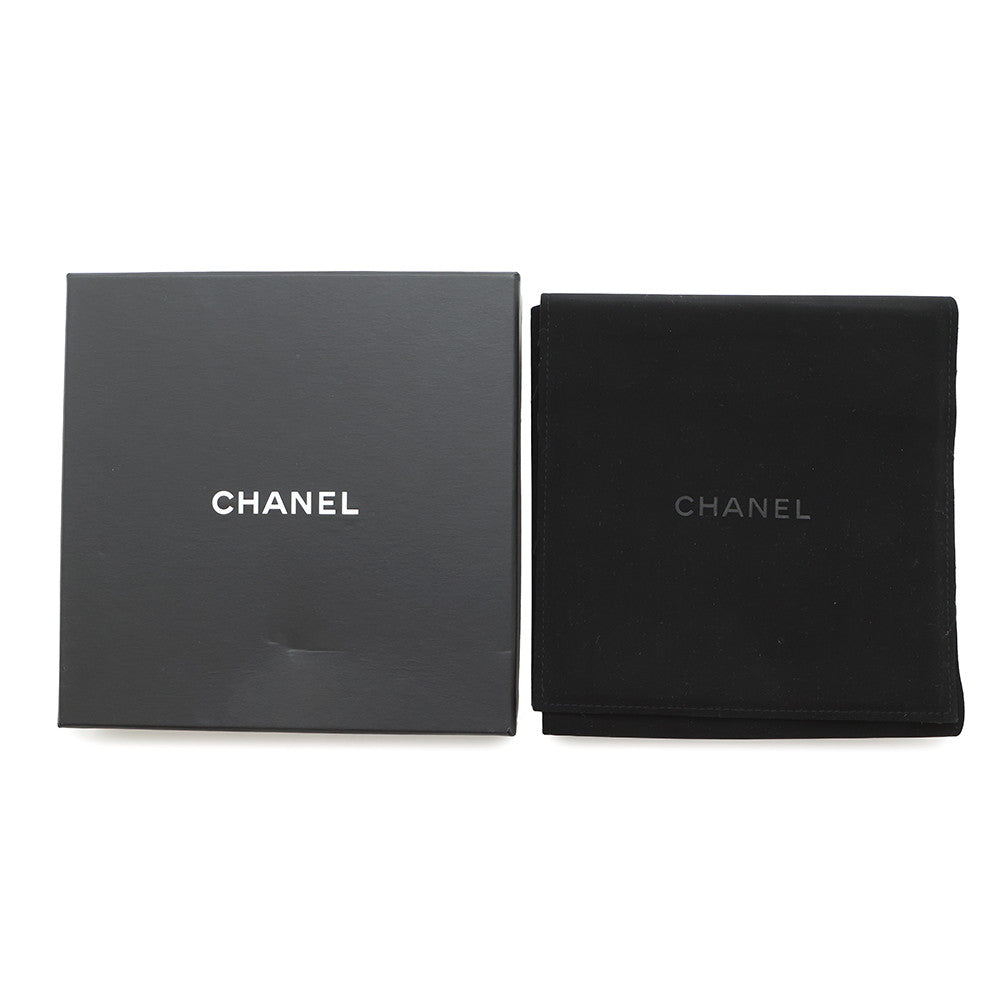 CHANEL Matelasse bag motif necklaceAB6135 Metal Leather Faux Pearl