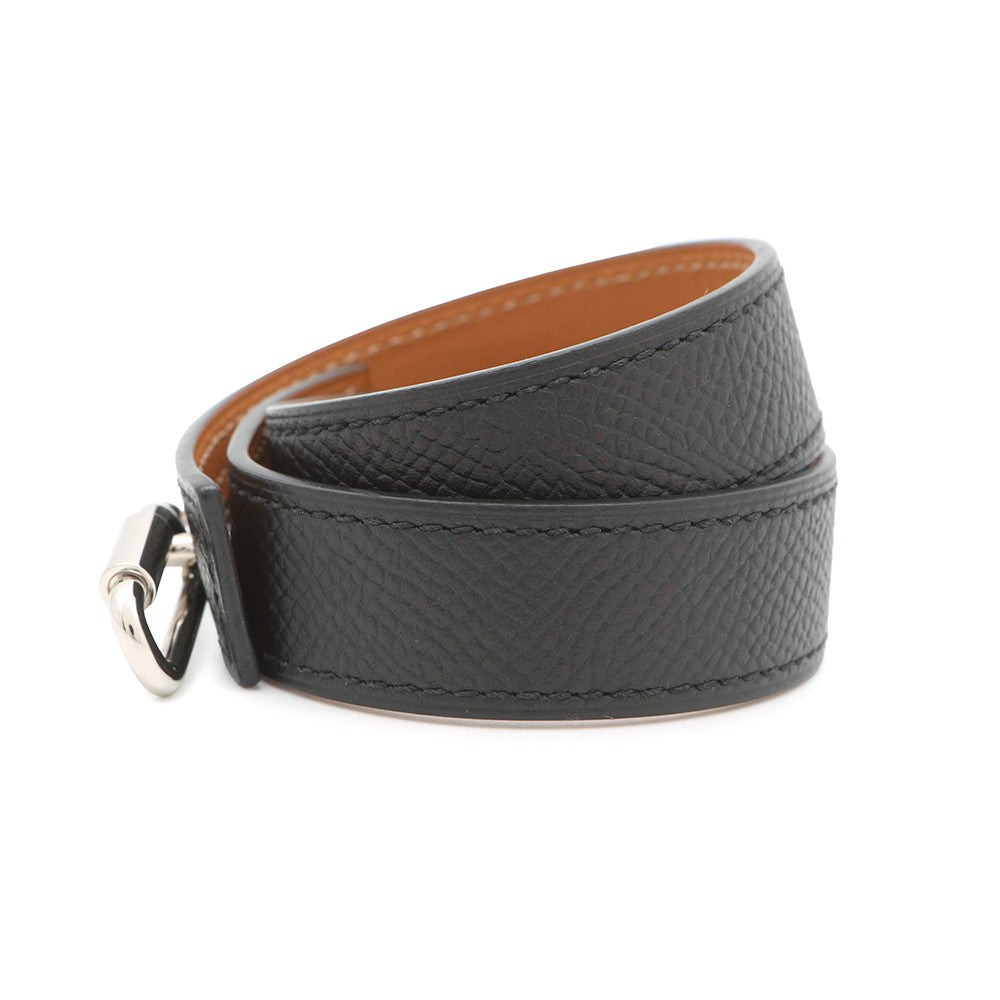 HERMES Bangle Size T2 Black Epsom