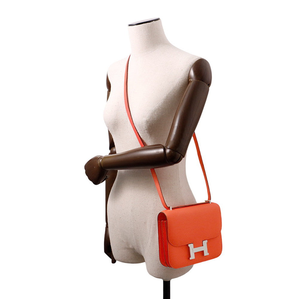 HERMES Constance3Miroir Orange Field Epsom Size Mini