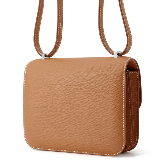 HERMES Constance3 Miroir Gold Epsom Size Mini