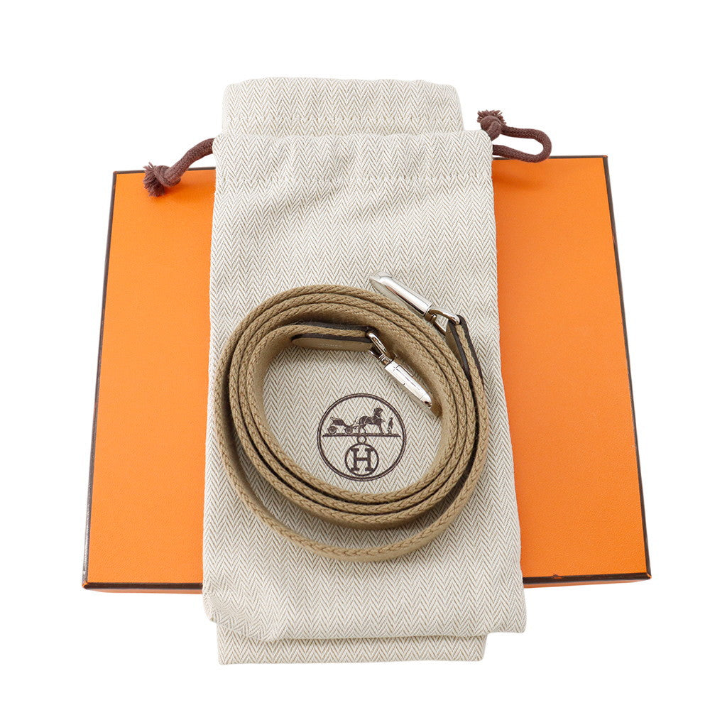 HERMES Evelyne Long Beige Marfa Taurillon Clemence Size TPM