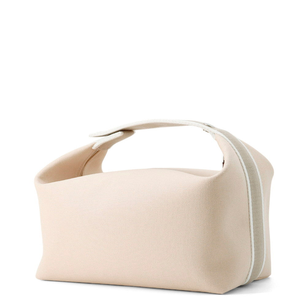 HERMES Brid a Black Beige Canvas Size GM