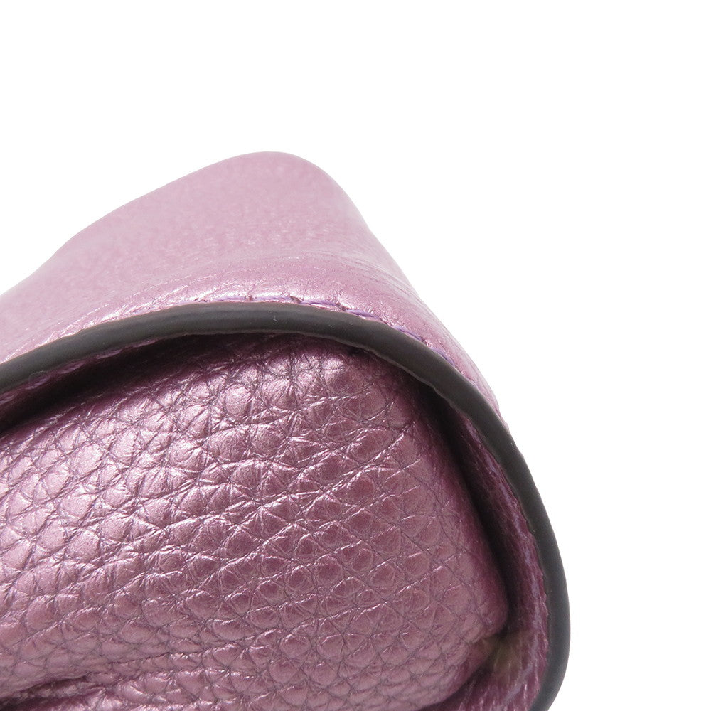 FENDI PeekabooChainShoulder Bag Mauve pink7AS294 Leather Size Nano