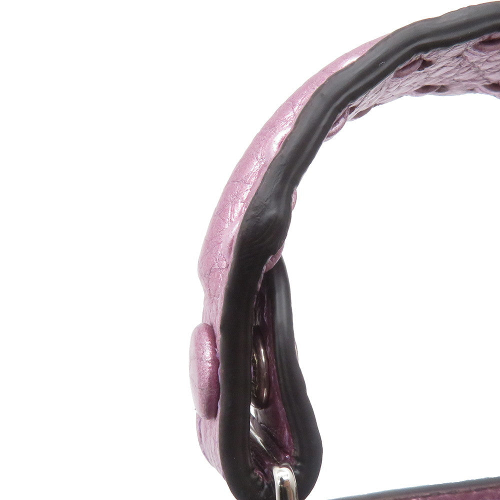 FENDI PeekabooChainShoulder Bag Mauve pink7AS294 Leather Size Nano