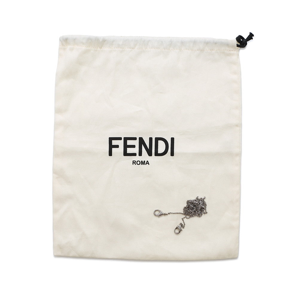 FENDI PeekabooChainShoulder Bag Mauve pink7AS294 Leather Size Nano