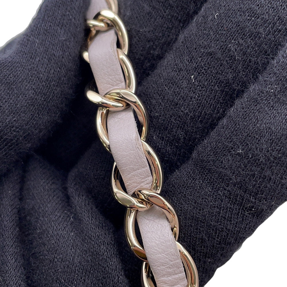 CHANEL Matelasse ChainShoulder Bag GrayA69900 Lambskin Size 20