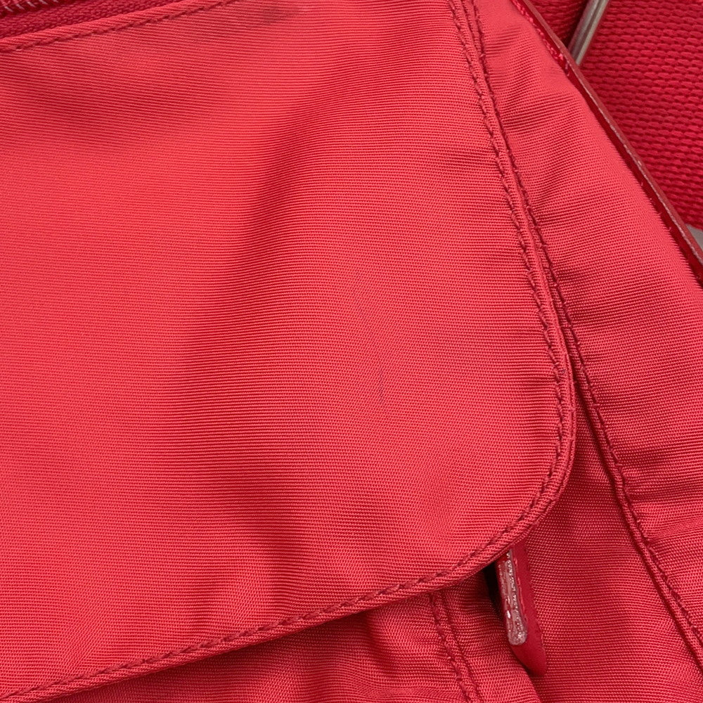 PRADA Shoulder Bag RedB8994 Nylon