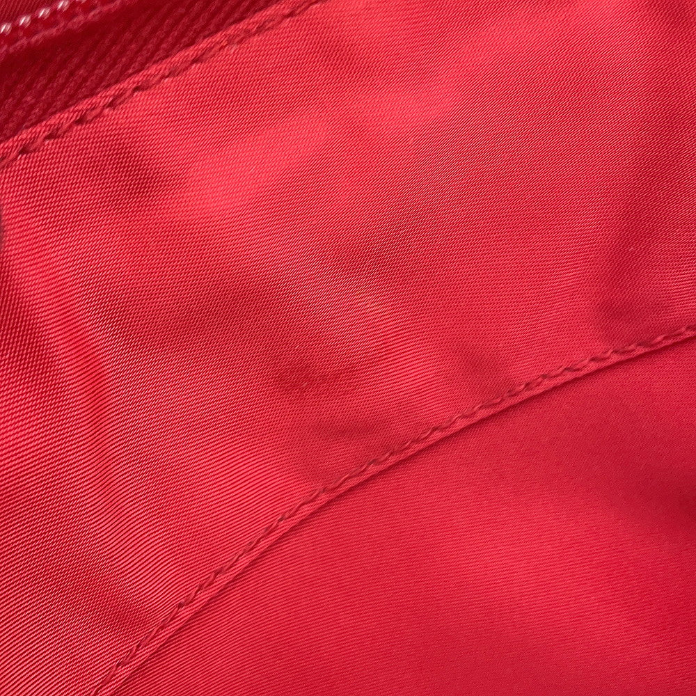 PRADA Shoulder Bag RedB8994 Nylon