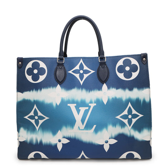 LOUIS VUITTON Onthego BlueM45120 Monogram LV Escale Size GM