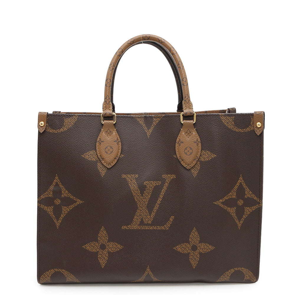 LOUIS VUITTON Onthego RedM45321 Monogram Monogram Reverse Canvas Monogram Giant Size MM