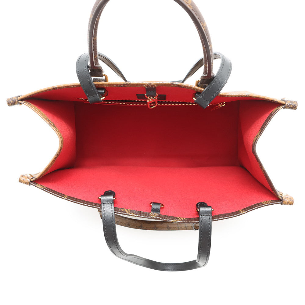 LOUIS VUITTON Onthego RedM45321 Monogram Monogram Reverse Canvas Monogram Giant Size MM