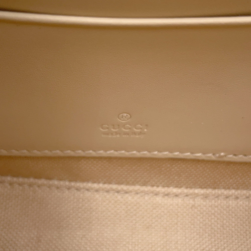 GUCCI GG Super Mini ChainShoulder Beige781554 Leather