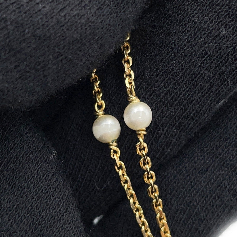 Dior Clair D Lune Clair D Lune Necklace GoldN1033CDLCY_D301 Metal Rhinestone Faux Pearl
