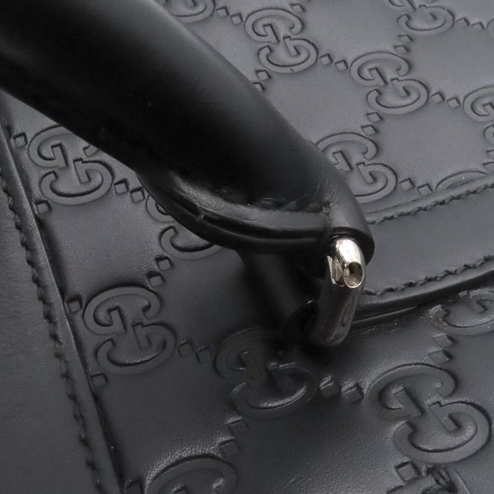 GUCCI Briefcase Black435322 GuccissimaLeather