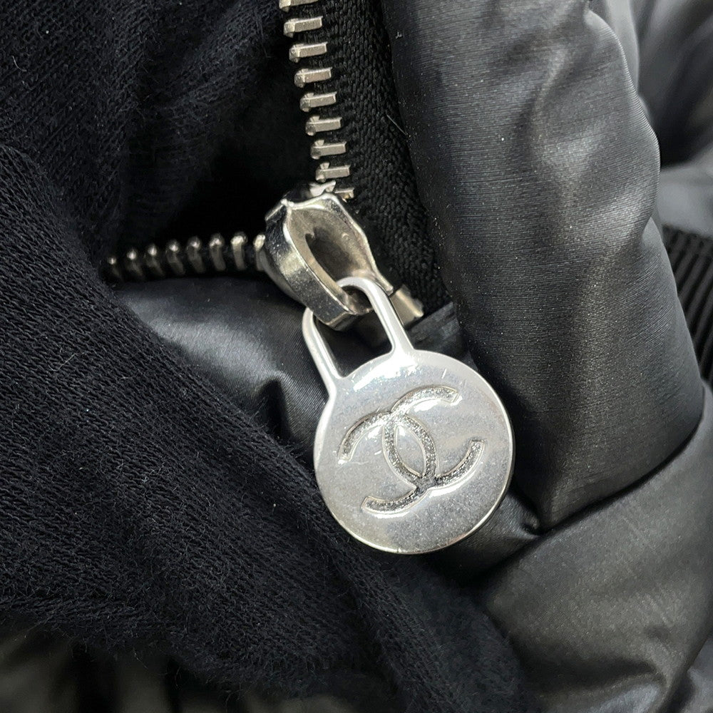 CHANEL Doudoune Backpack GrayA91933 Nylon