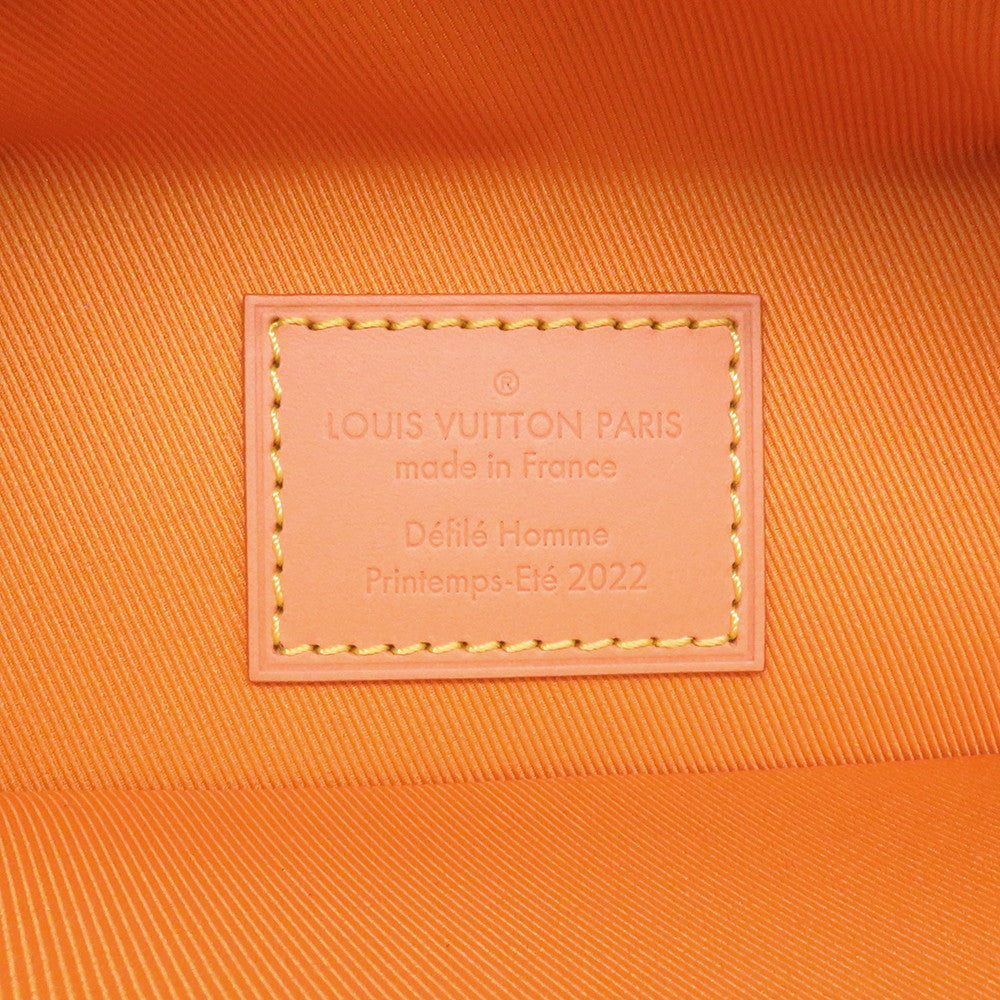 LOUIS VUITTON Vertical Box Trunk SaffronYellowM59666 CowhideLeather