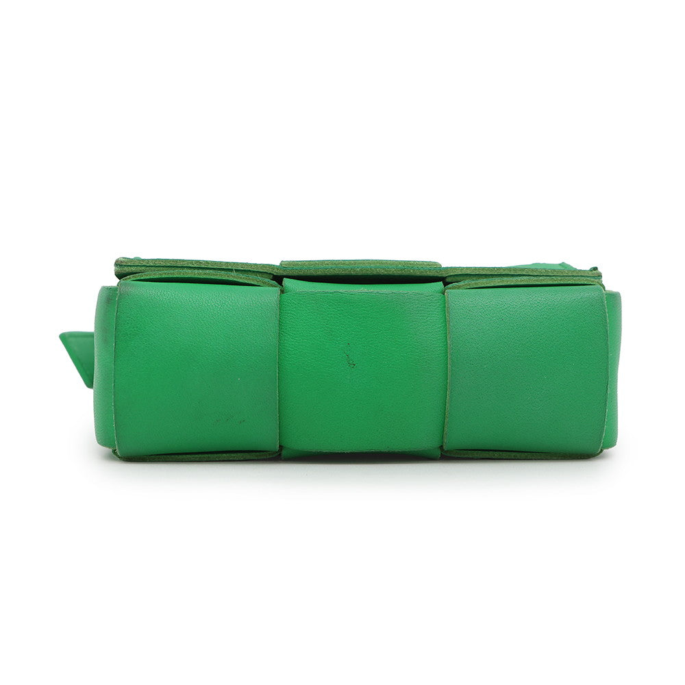 Bottega Veneta Candy Cassette Shoulder Parakeet666688 Lambskin