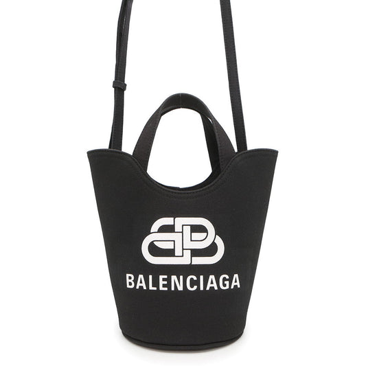 BALENCIAGA Wave XS 2WAYBag Black619979 Canvas Size XS